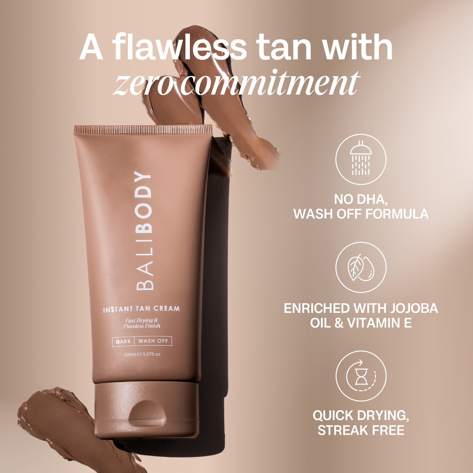 Bali Body Instant Tan Cream 150 ml