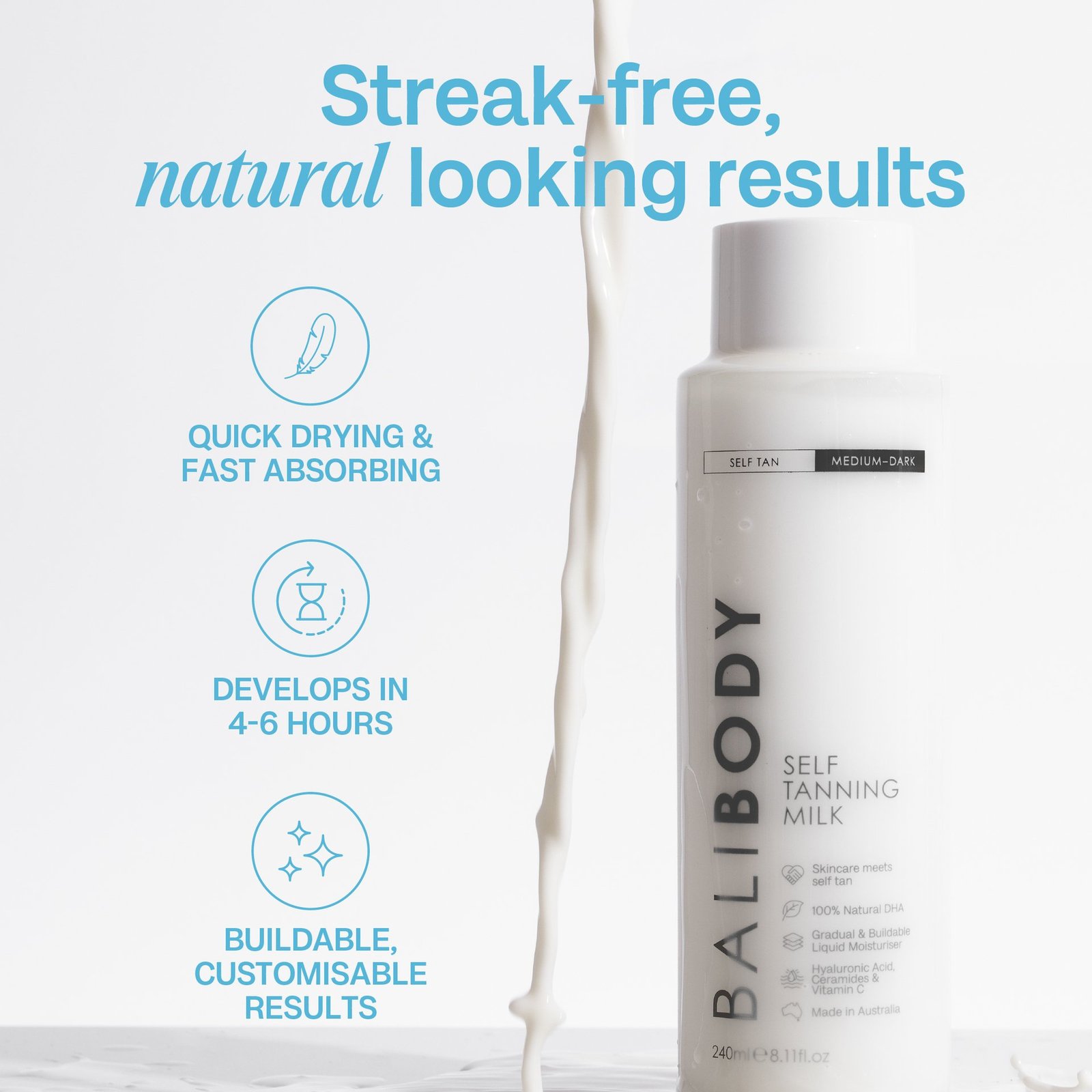 Bali Body Self Tan Body Milk 240 ml