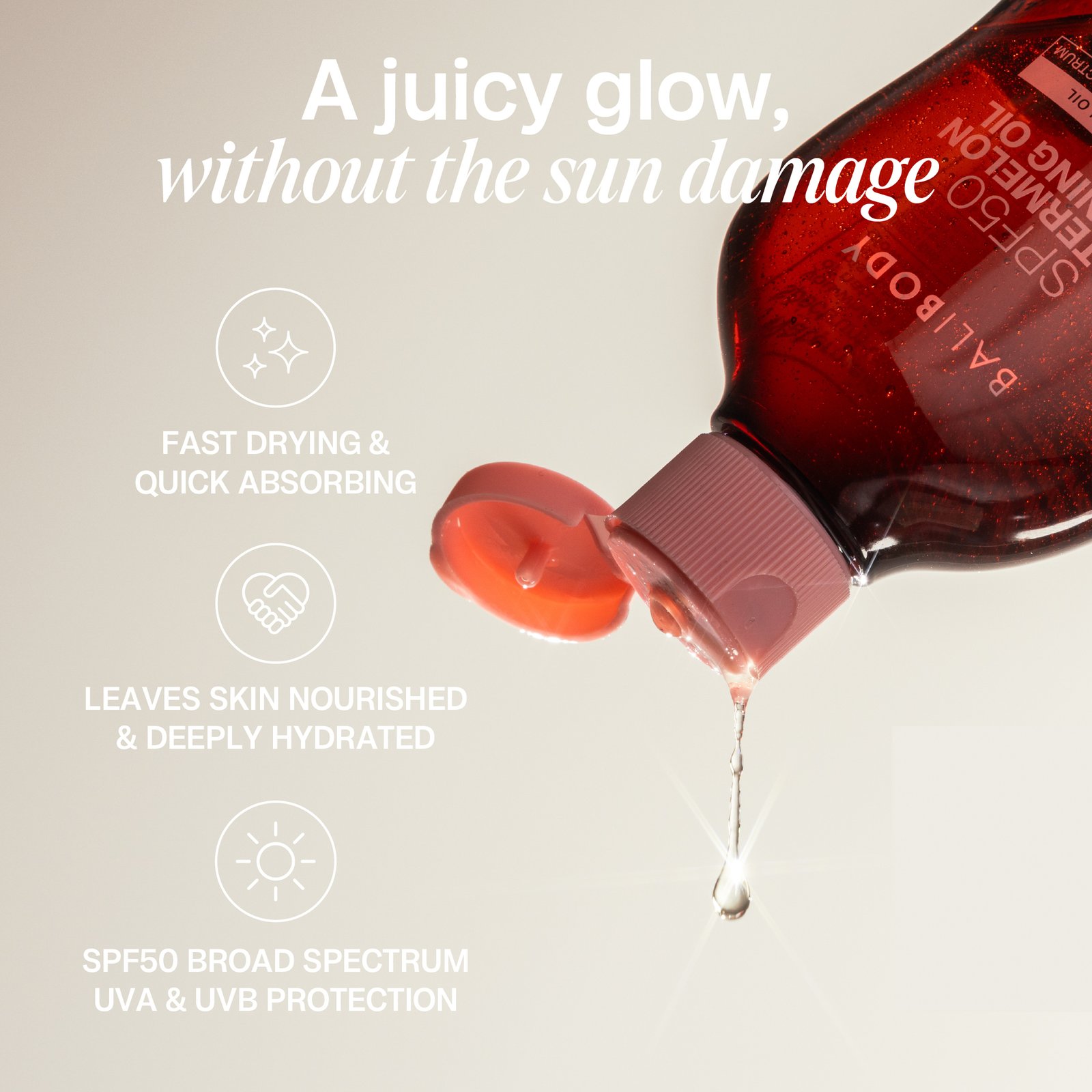 Bali Body Watermelon Sunscreen Oil SPF50 100 ml