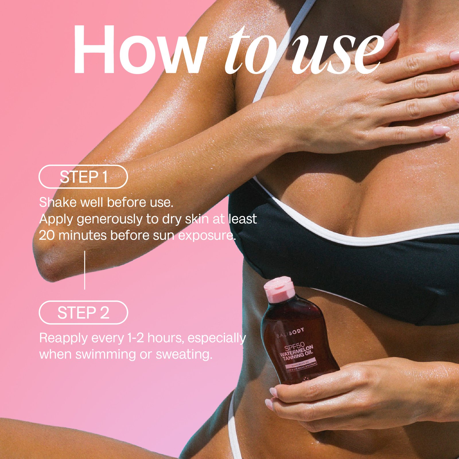 Bali Body Watermelon Sunscreen Oil SPF50 100 ml