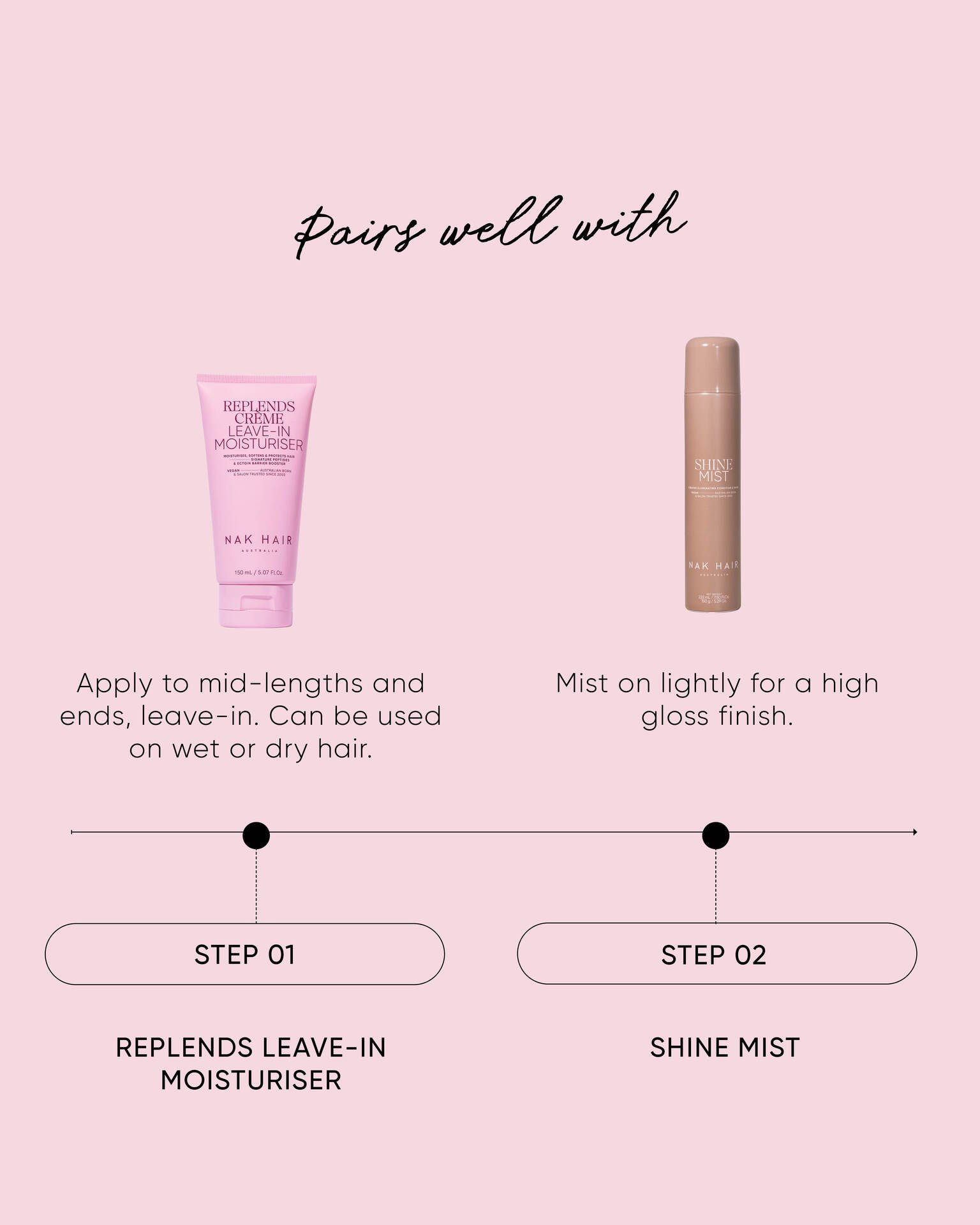NAK Replends Creme Leave in Moisturiser 50ml
