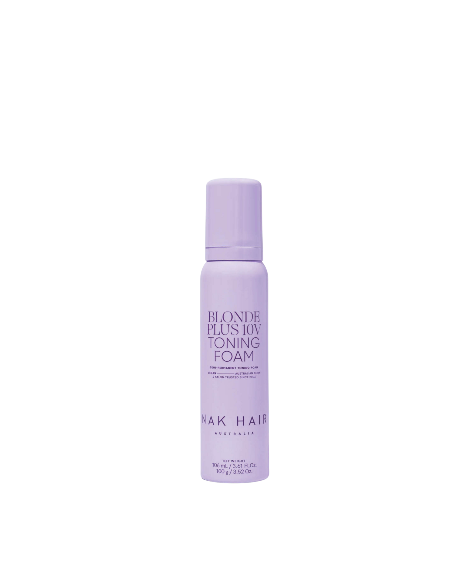 NAK Blonde Plus 10V Toning Foam 106ml