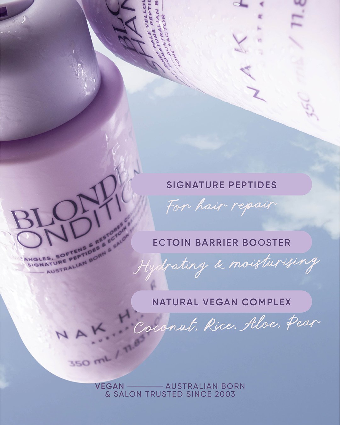 NAK Blonde Conditioner 350ml