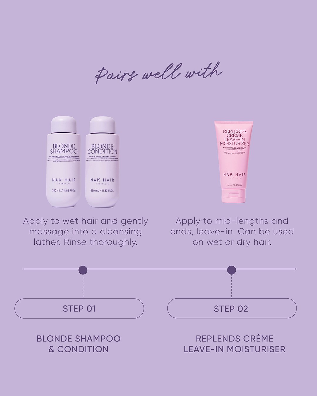 NAK Blonde Conditioner 350ml