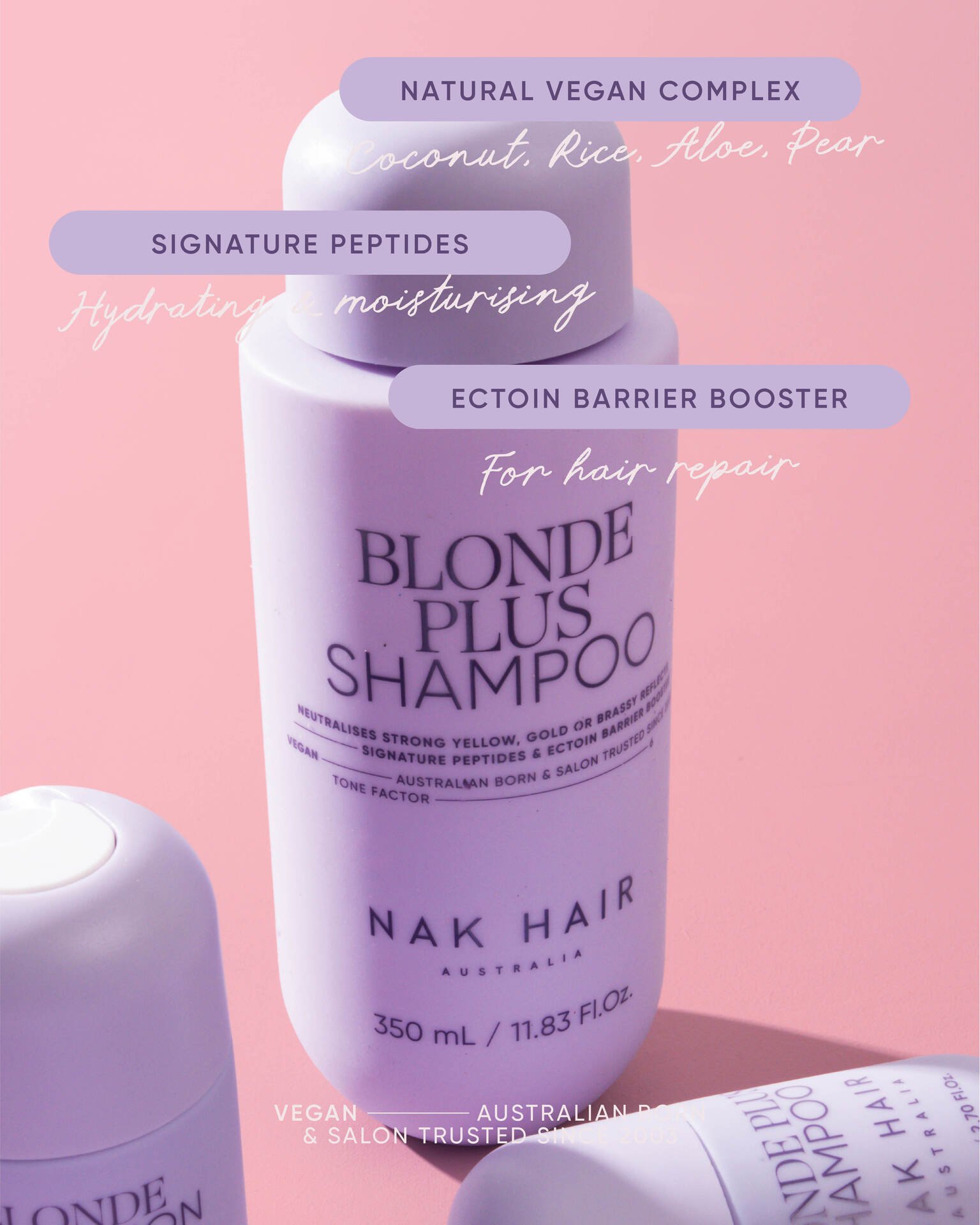 NAK Blonde Plus Shampoo 350ml
