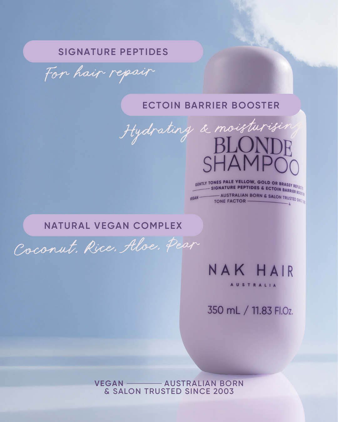 NAK Blonde Shampoo 350ml