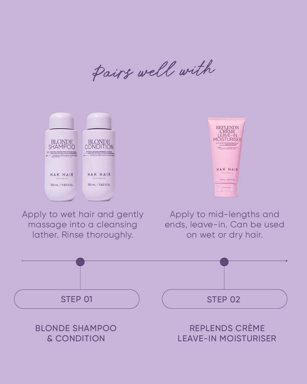 NAK Blonde Shampoo 350ml