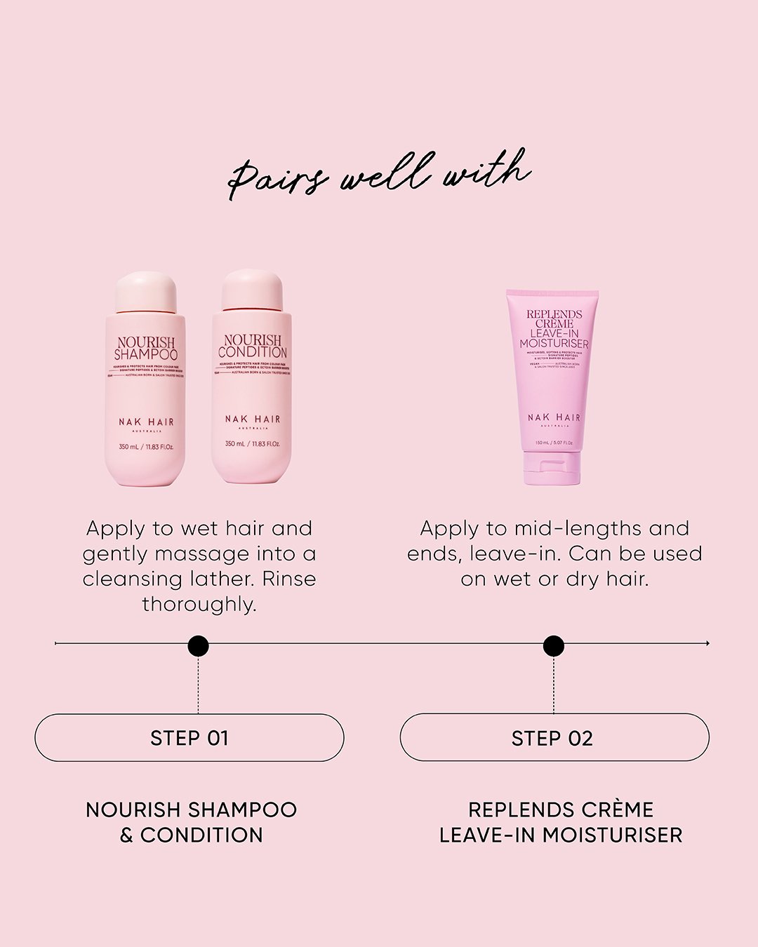 NAK Nourish Shampoo 350ml