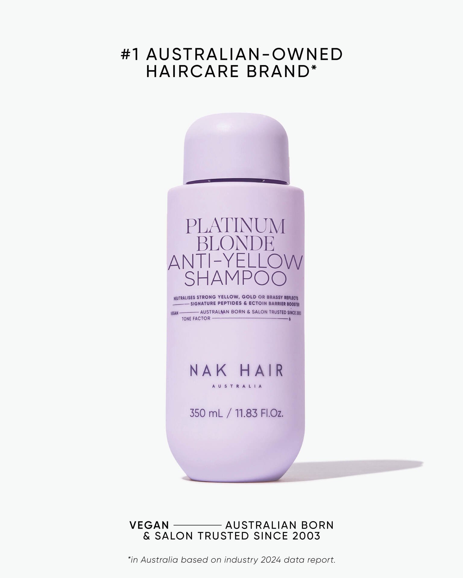 NAK Platinum Blonde Anti-Yellow Shampoo 350ml