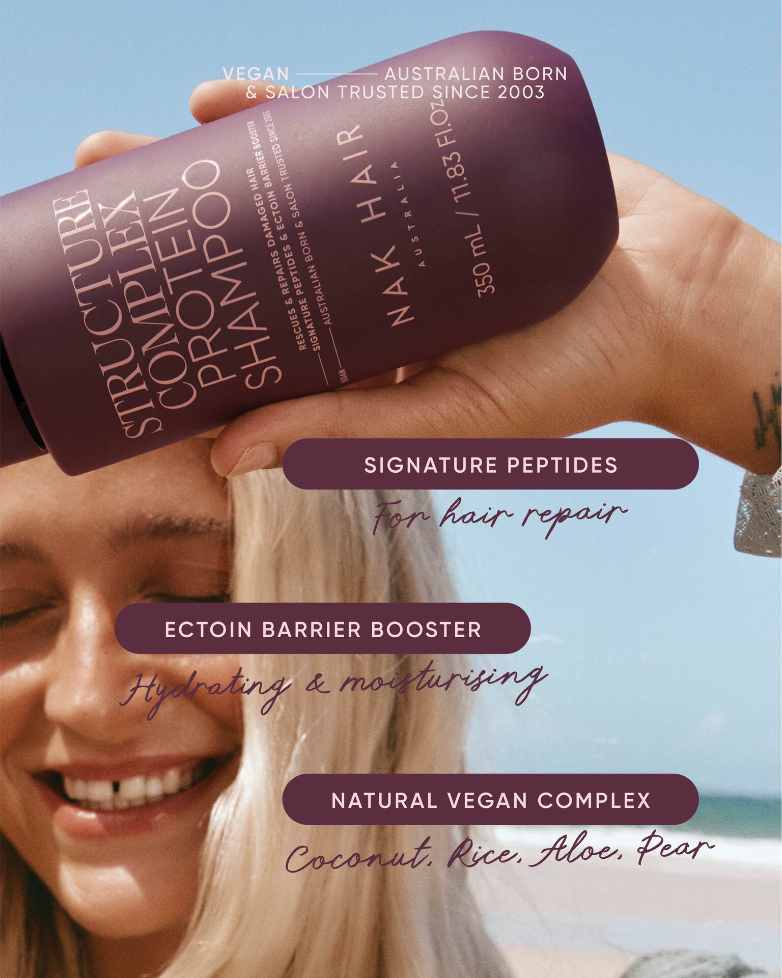 NAK Structure Complex Protein Shampoo 80ml