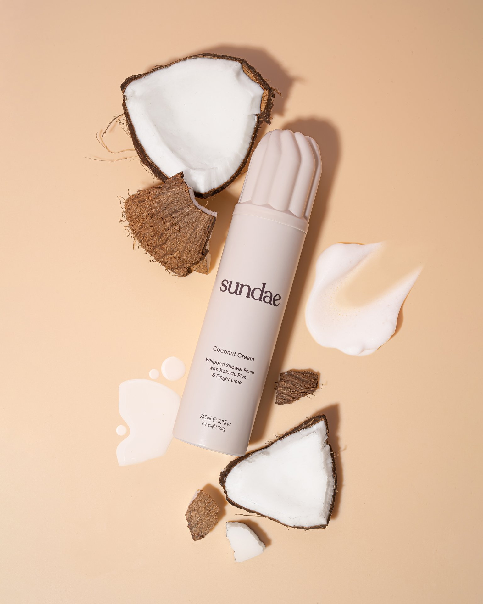 Sundae Body Whipped Shower Foam Coconut Cream 265 ml