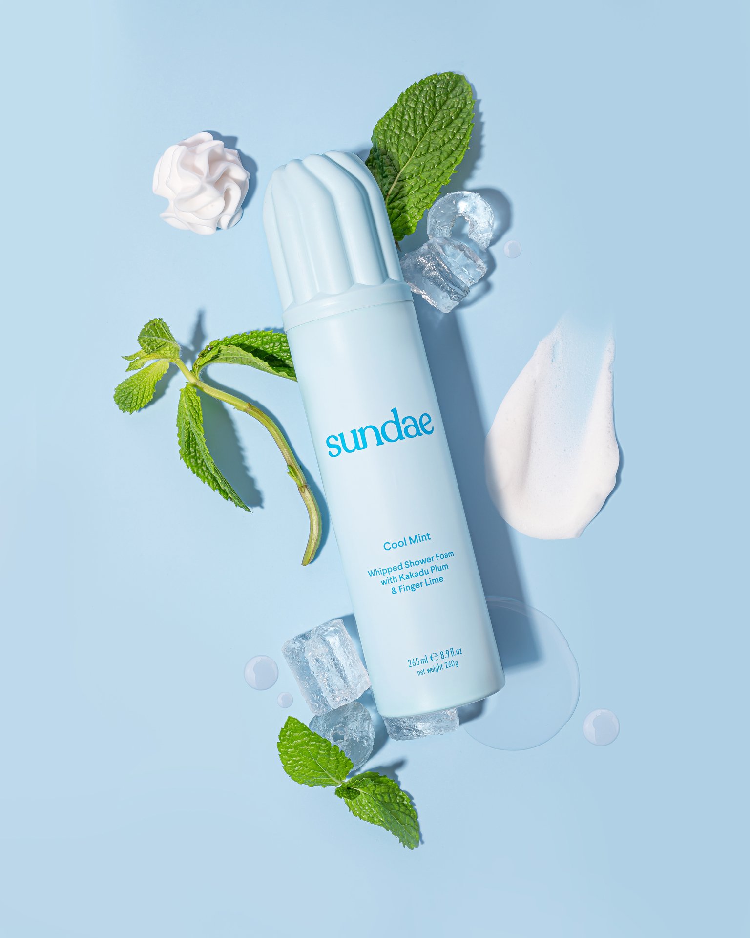 Sundae Body Whipped Shower Foam Cool Mint 265 ml