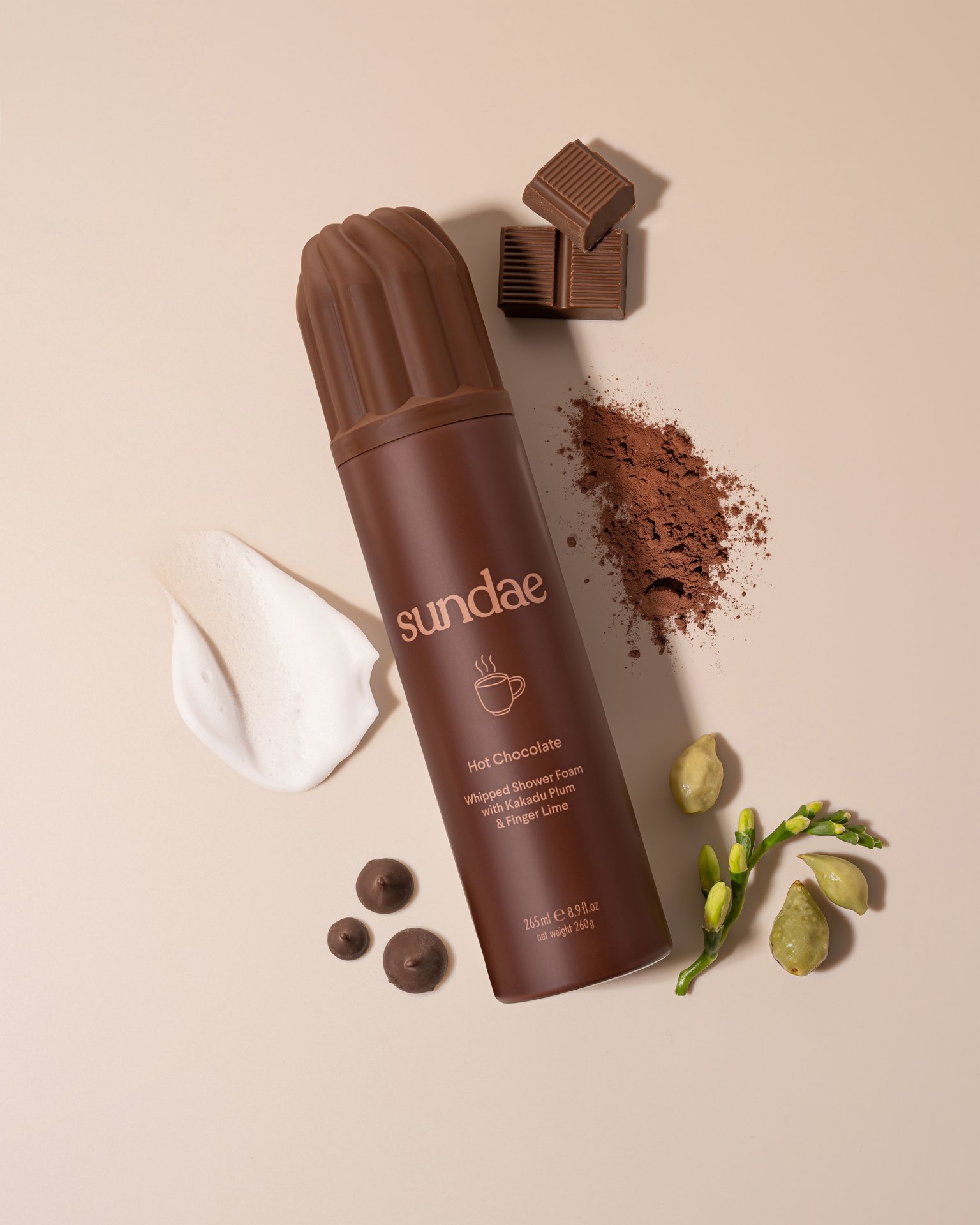 Sundae Body Whipped Shower Foam Hot Chocolate 265 ml