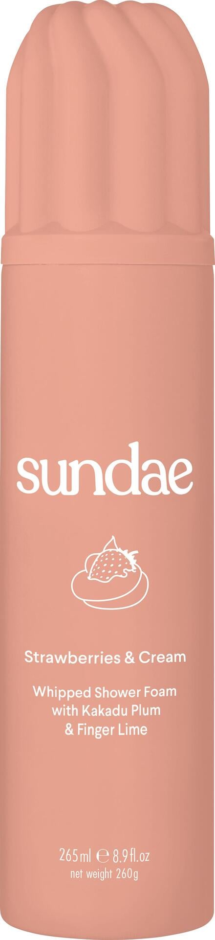 Sundae Body Whipped Shower Foam Strawberries & Cream 265 ml