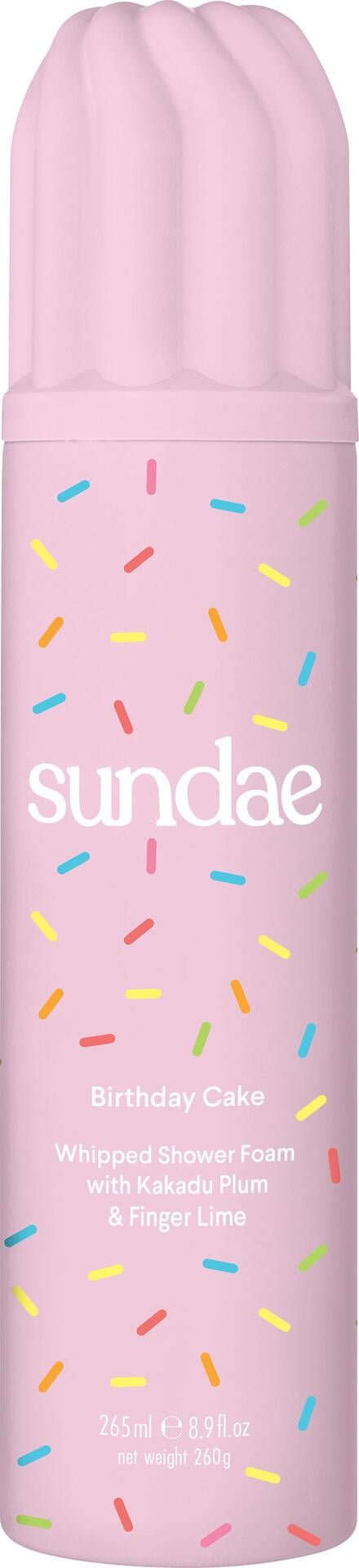 Sundae Body Whipped Shower Foam Birthday Cake 265 ml