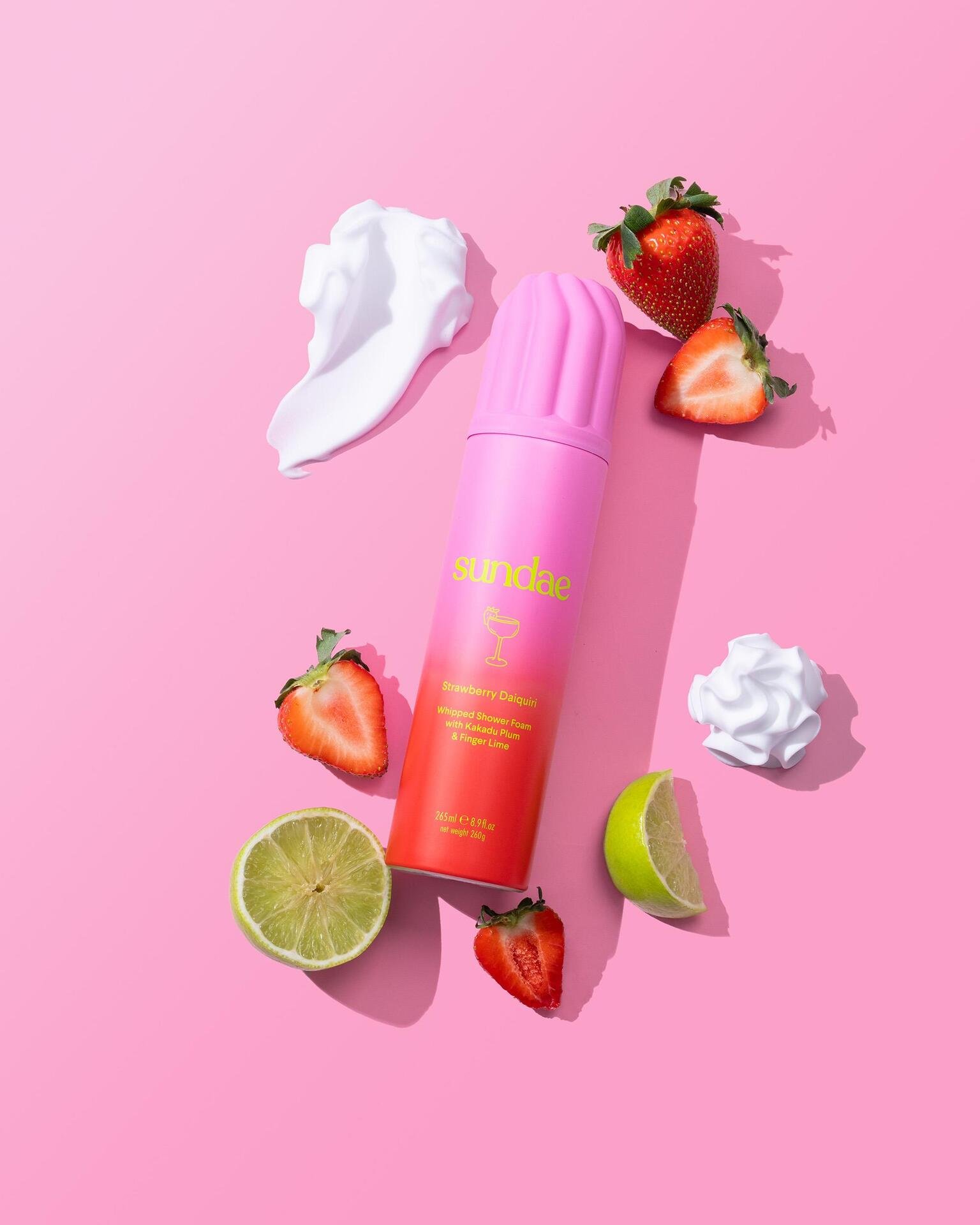 Sundae Body Whipped Shower Foam Strawberry Daiquiri 265 ml