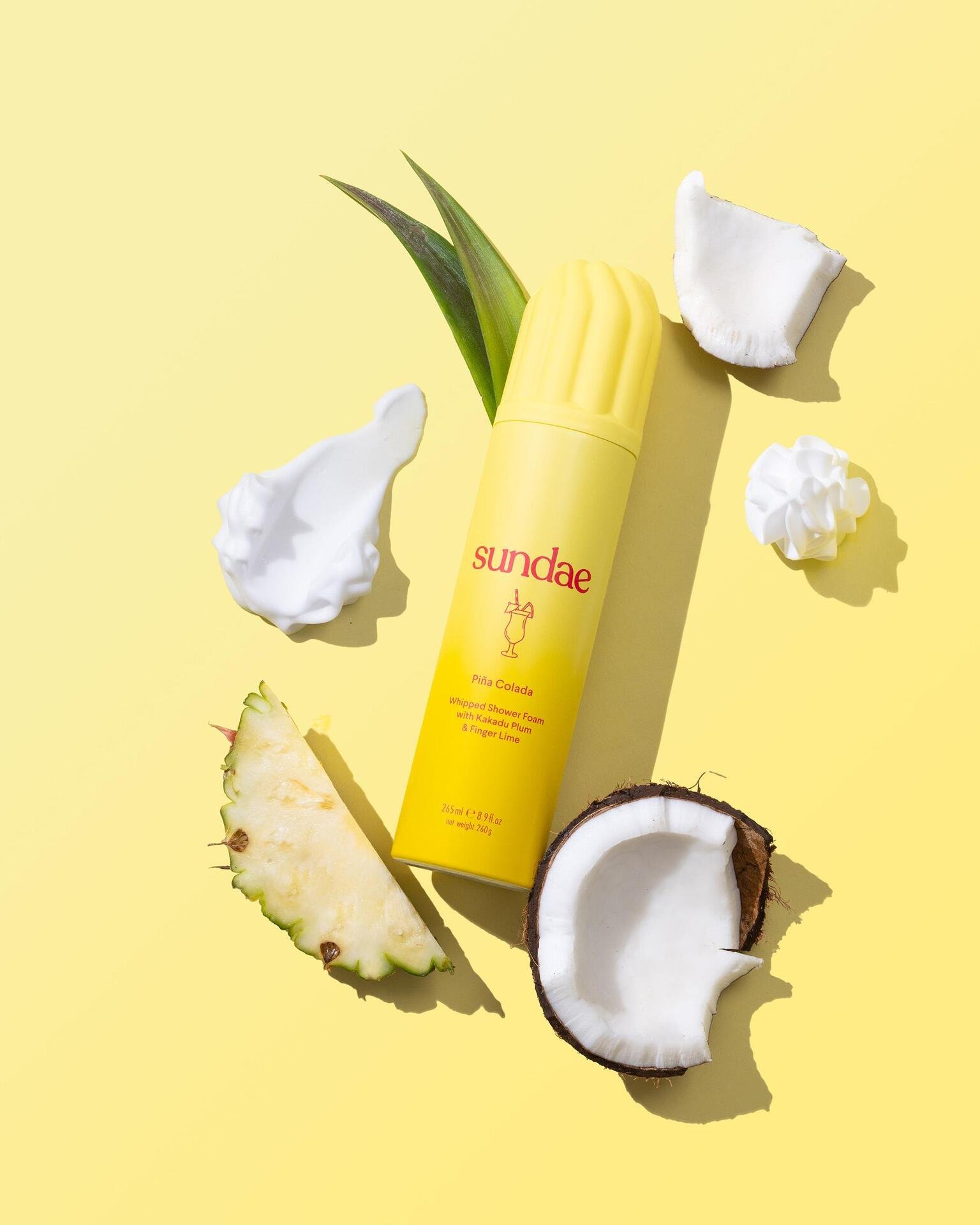 Sundae Body Whipped Shower Foam Piña Colada 265 ml
