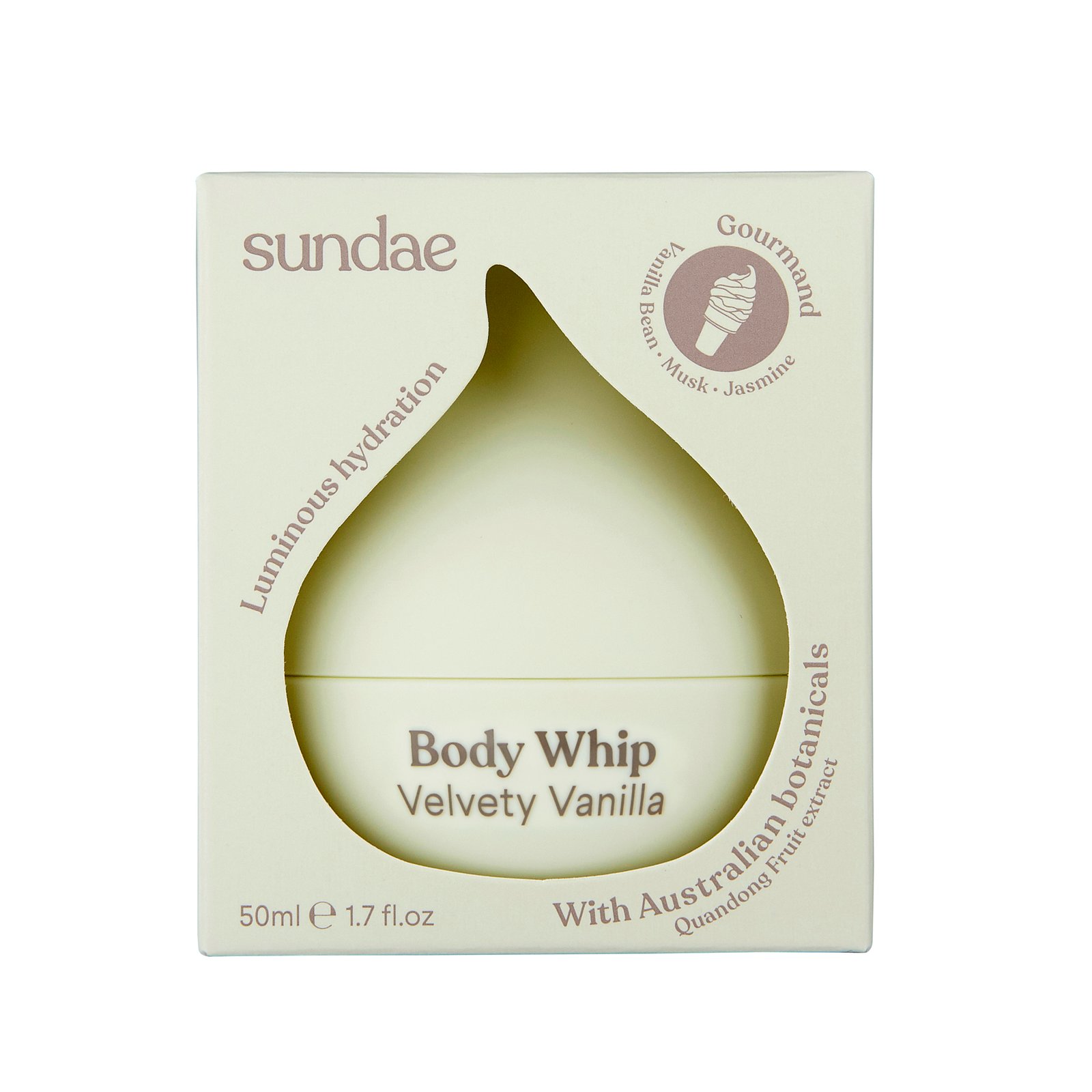 Sundae Body Mini Velvety Vanilla Whipped Body Moisturiser 50 ml