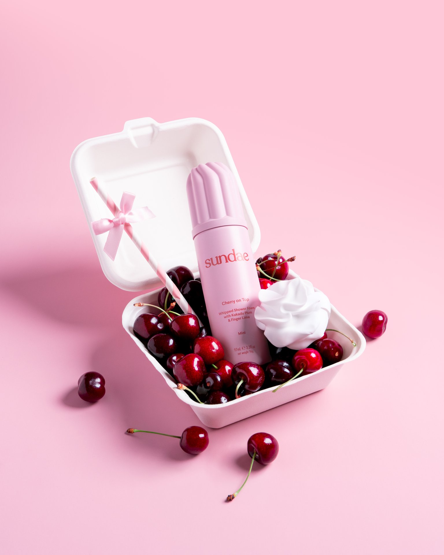 Sundae Body Mini Cherry On Top Whipped Shower Foam 97 ml