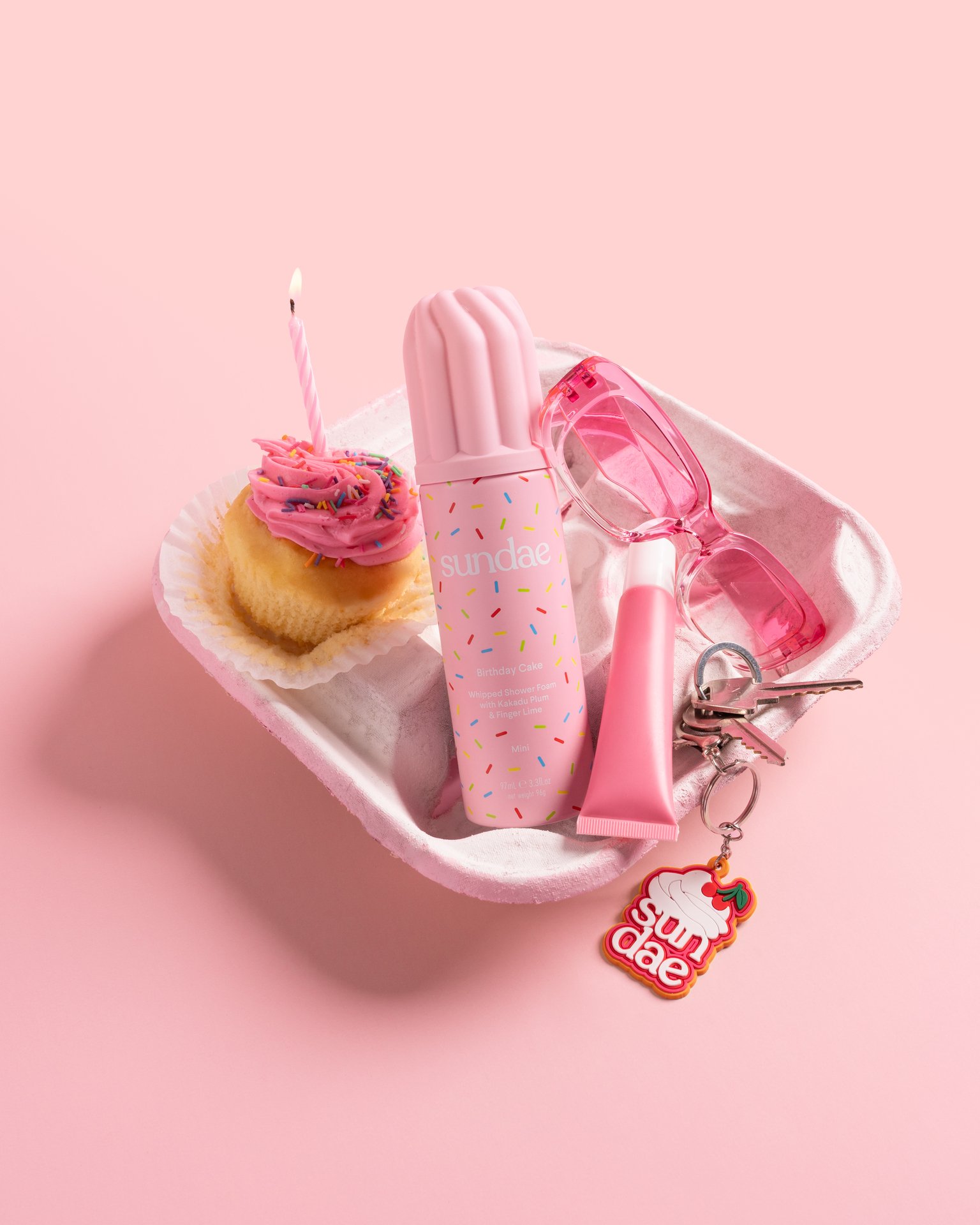Sundae Body Mini Birthday Cake Whipped Shower Foam 97 ml