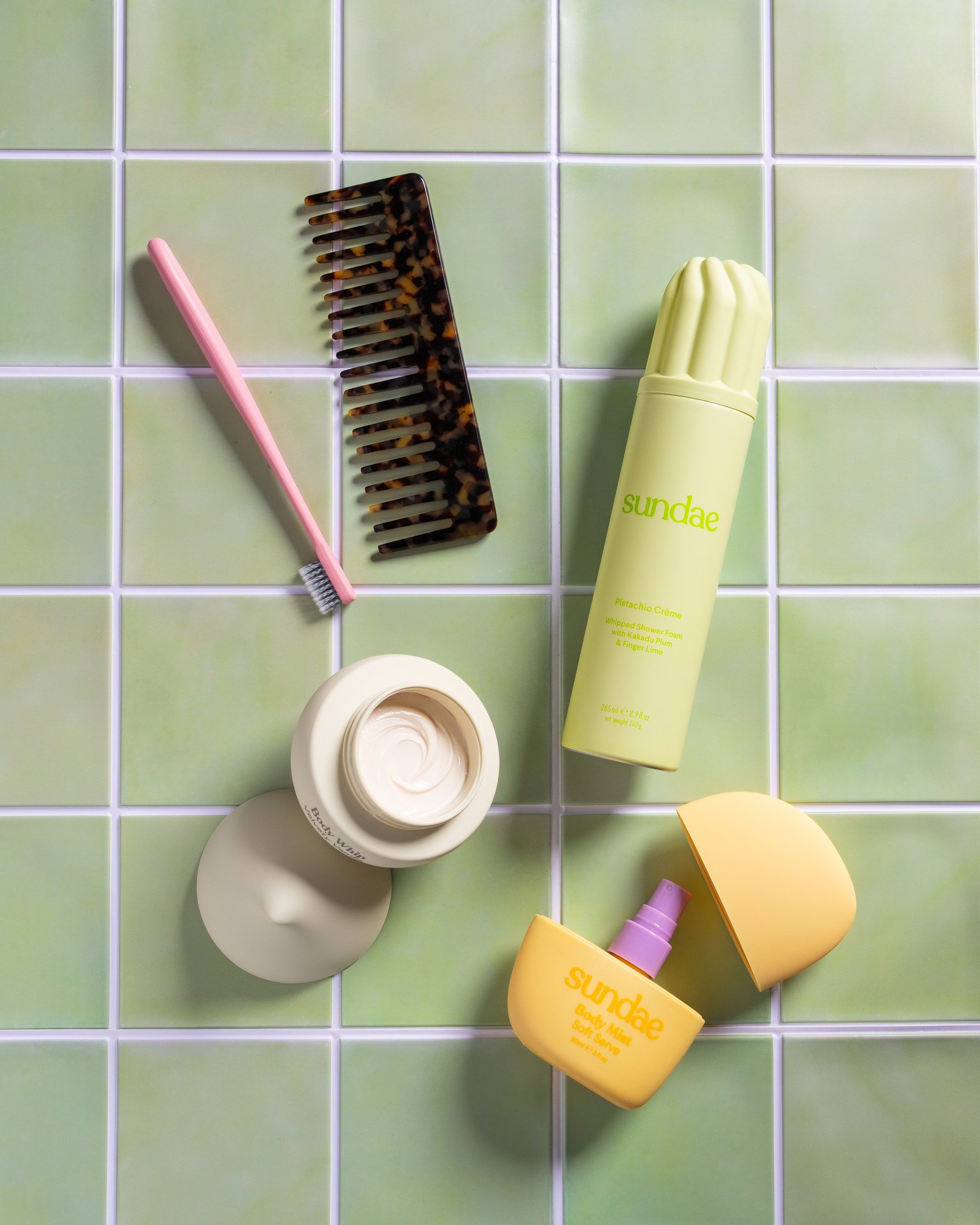 Sundae Body Pistachio Crème Whipped Shower Foam 265 ml