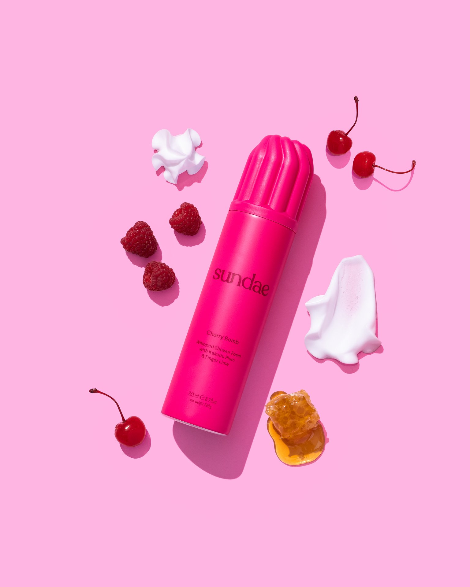Sundae Body Cherry Bomb Whipped Shower Foam 265 ml