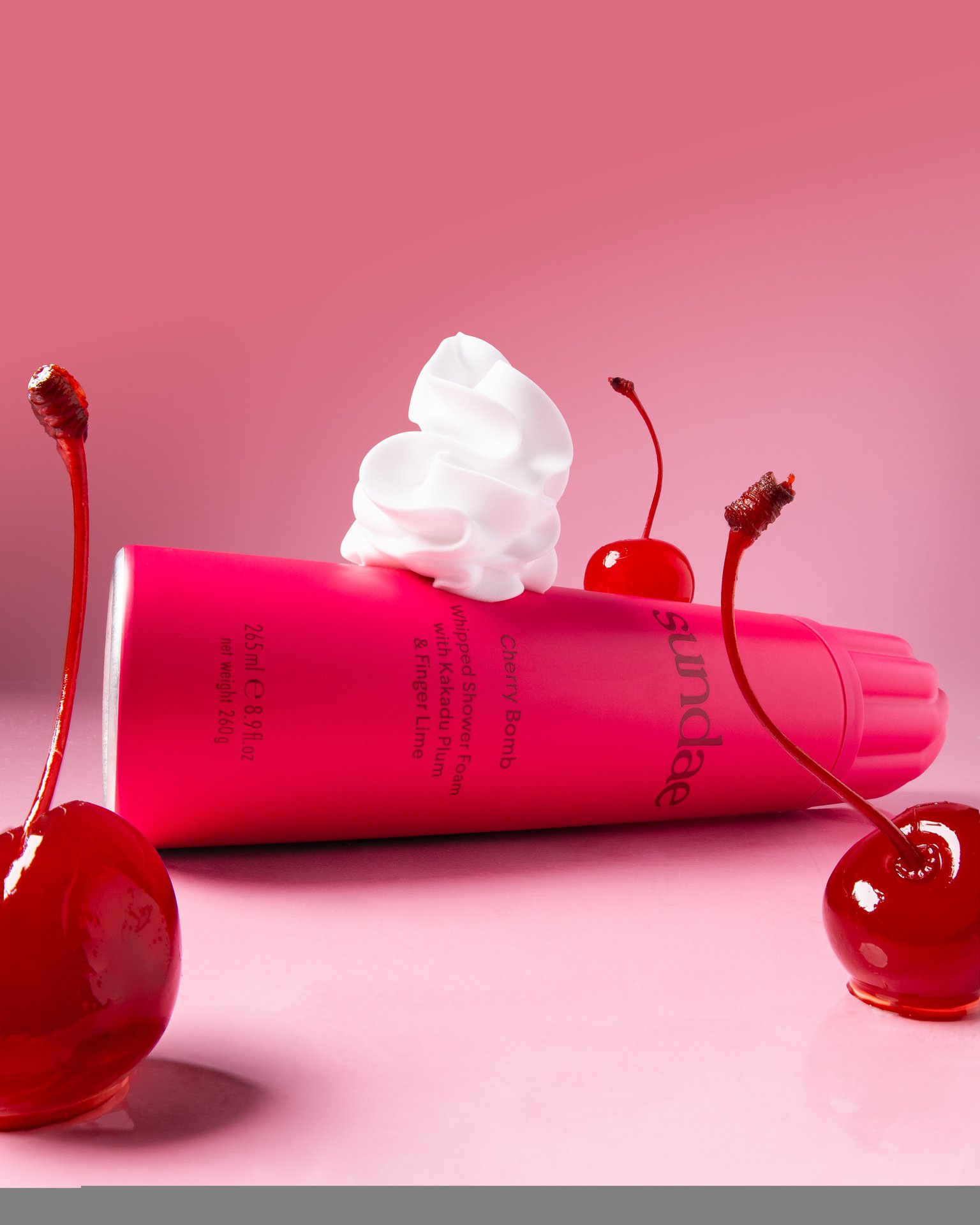 Sundae Body Cherry Bomb Whipped Shower Foam 265 ml