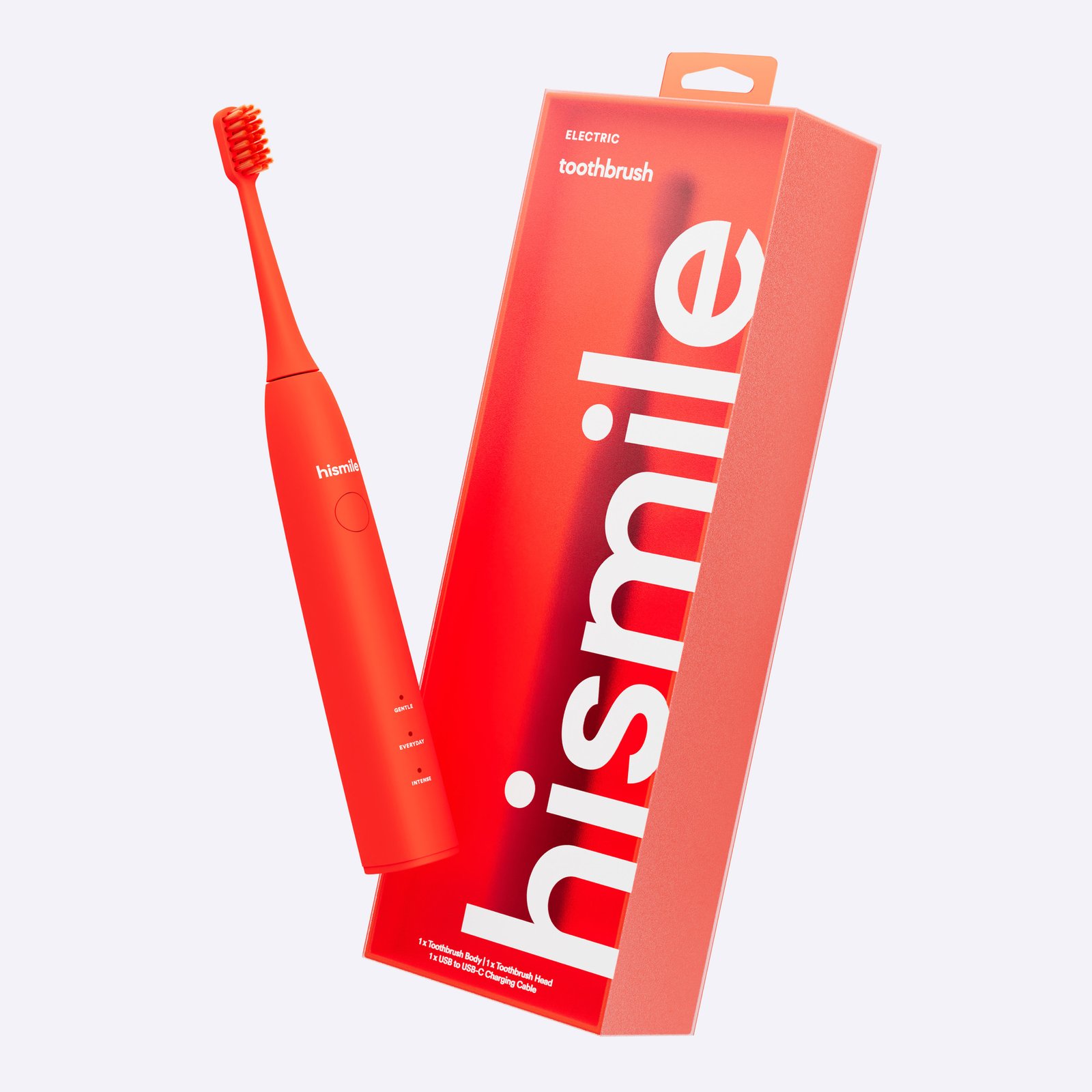 Hismile Bright Red Electric Toothbrush 1 st