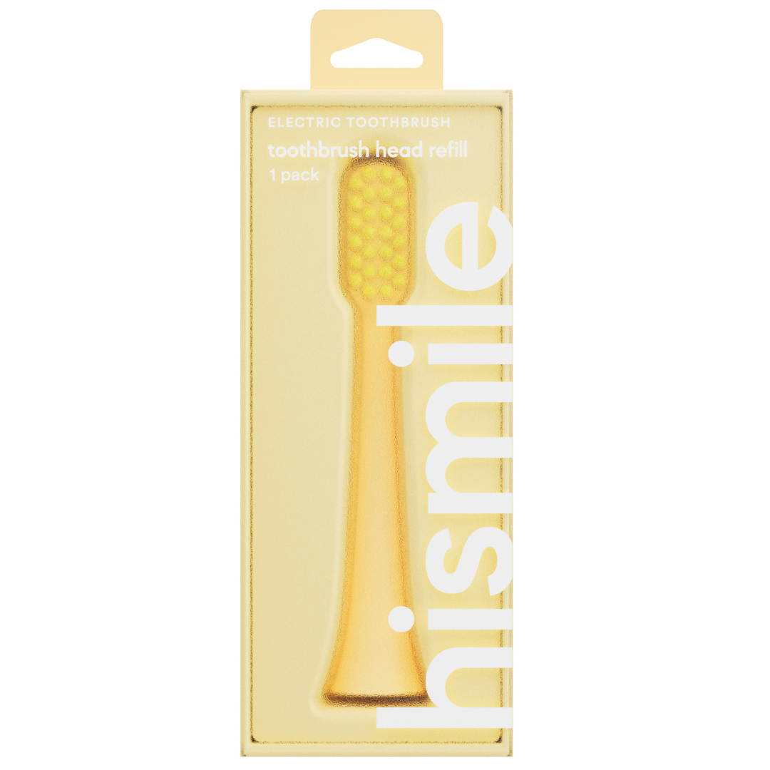 Hismile Toothbrush Head Refill Yellow 1 st