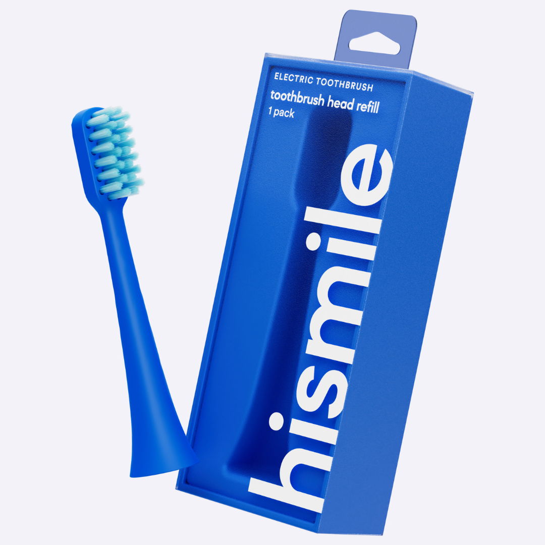 Hismile Toothbrush Head Refill Bright Blue 1 st