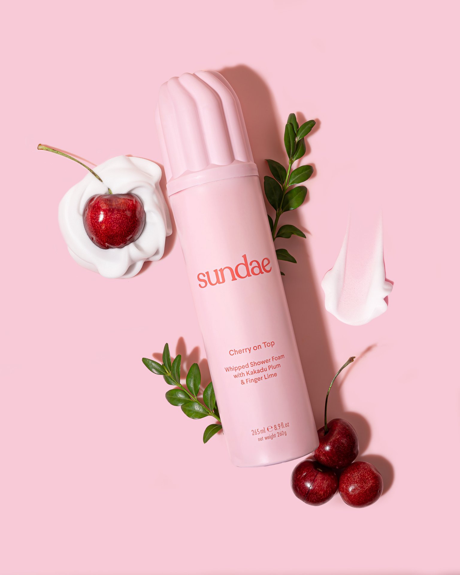 Sundae Body Whipped Shower Foam Cherry On Top 265 ml