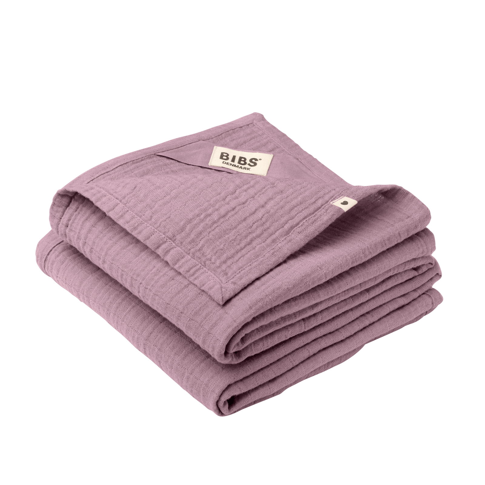 BIBS Muslin Cloth 2-pack 70x70 cm Heather