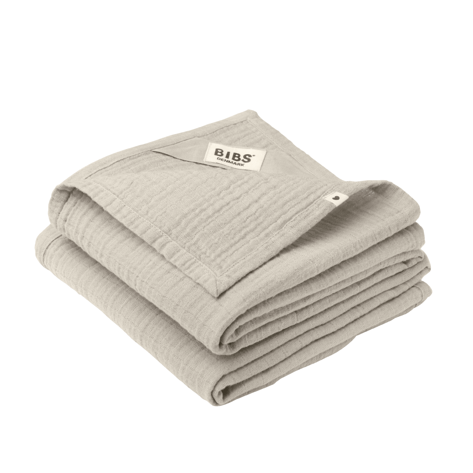 BIBS Muslin Cloth 2-pack 70x70 cm Sand