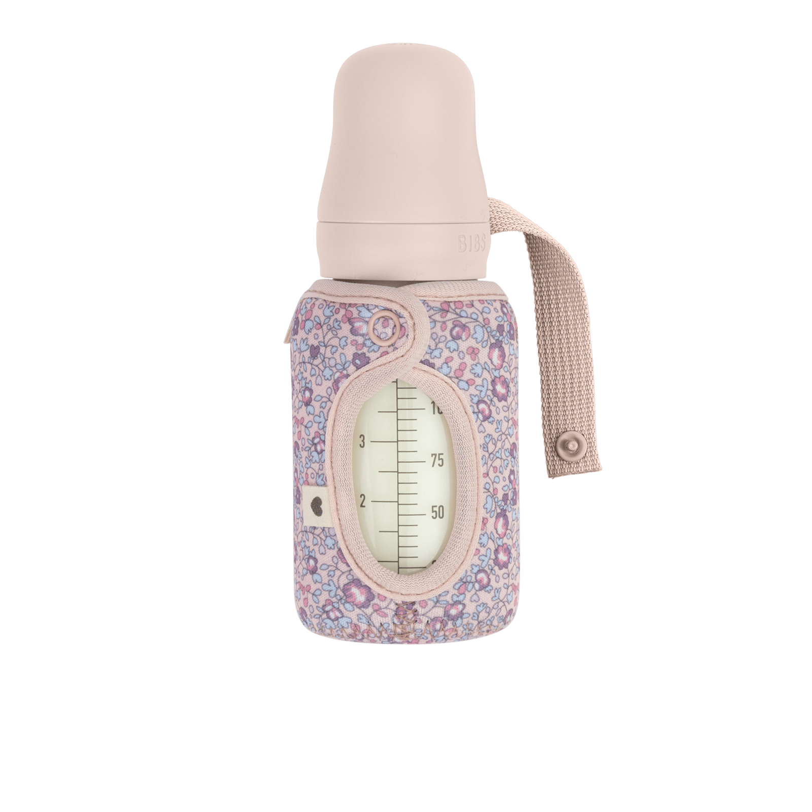 BIBS x Liberty Baby Bottle Sleeve Small Eloise Blush 1 st