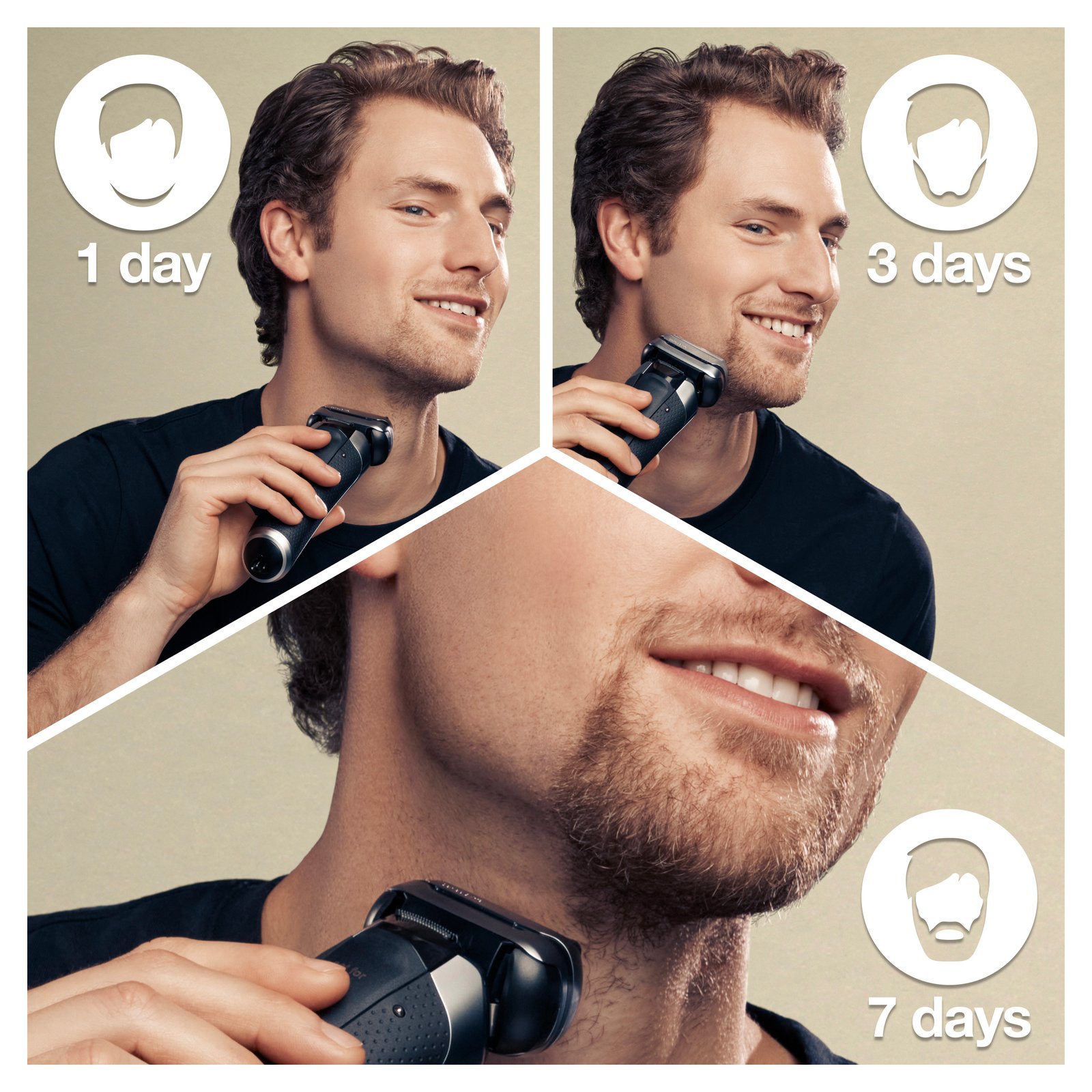 Braun Series Byteskassett till elektriskt rakapparatshuvud Del 94M Silver