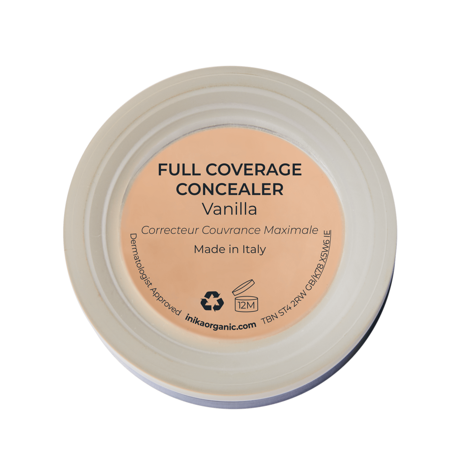 INIKA ORGANIC Full Coverage Concealer Vanilla 3,5g