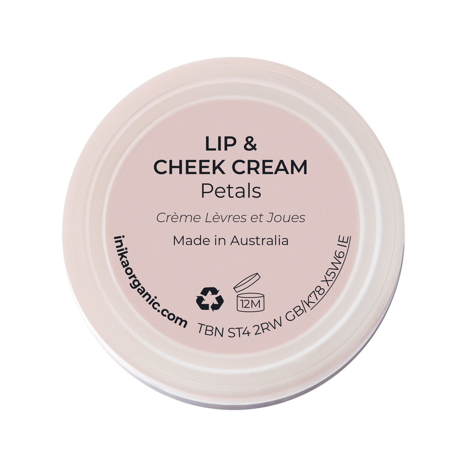 INIKA ORGANIC Lip & Cheek Cream Petals 3,5 g