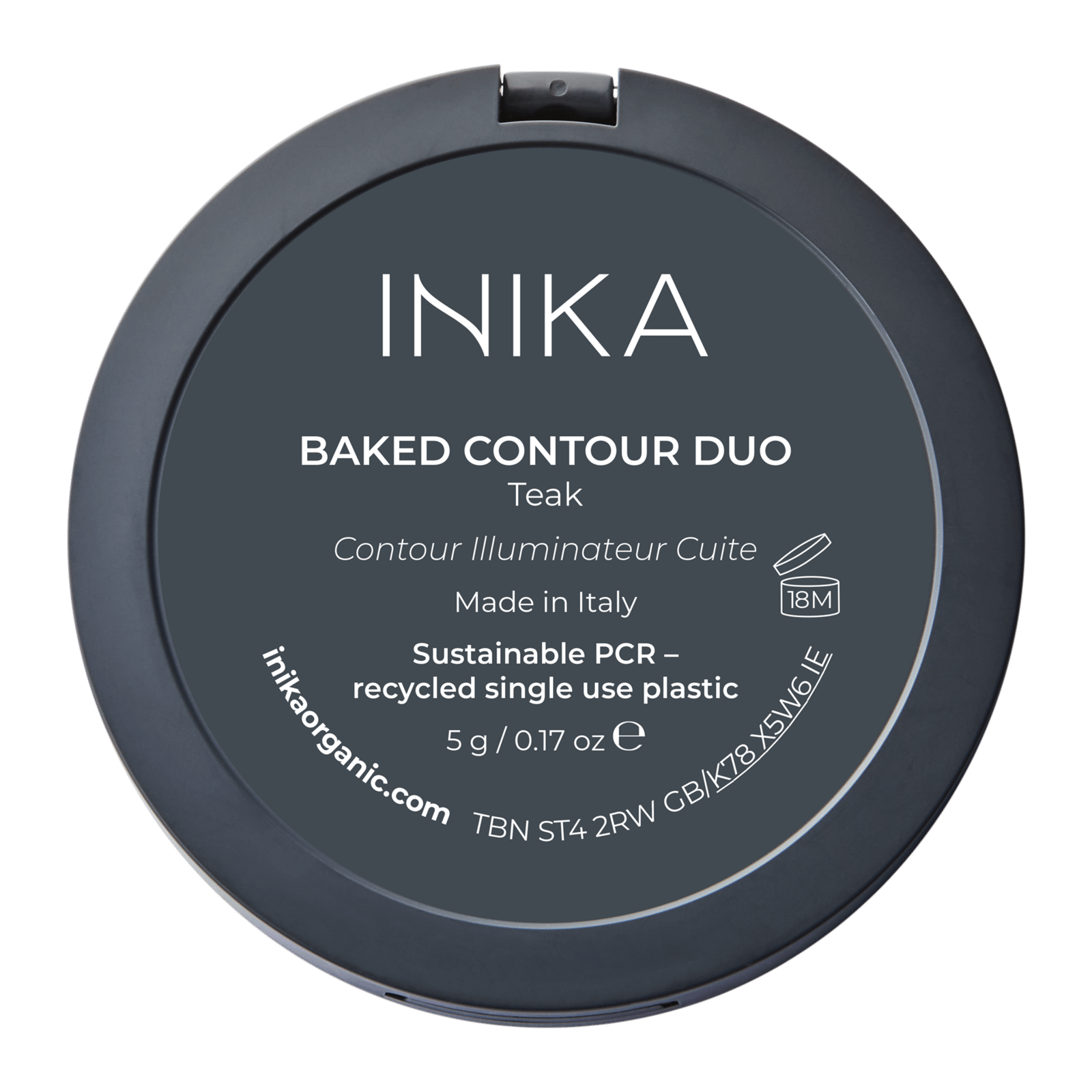 INIKA Organic Baked Contour Duo Teak 5 g