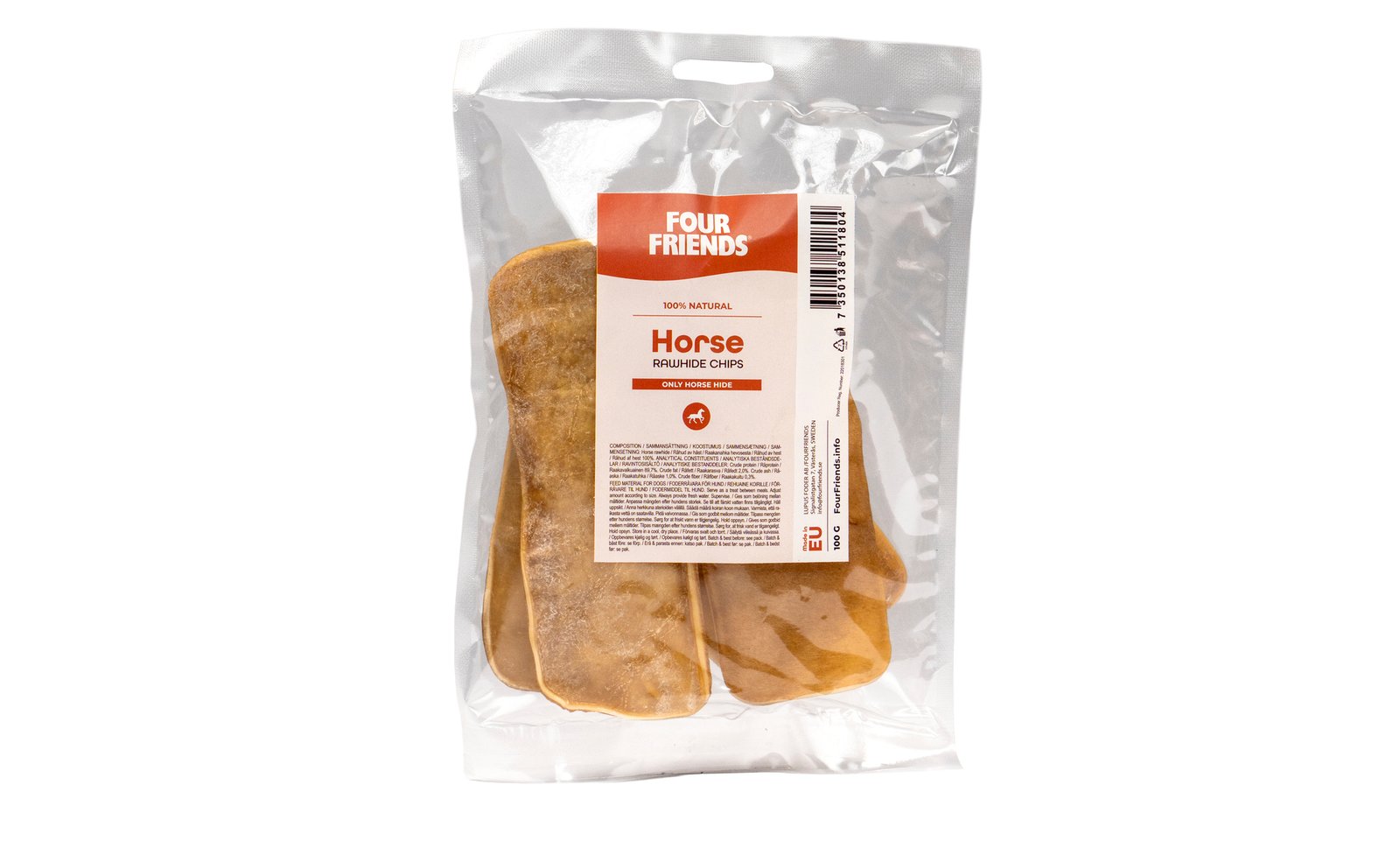 FourFriends Horse rawhide chips 100 g