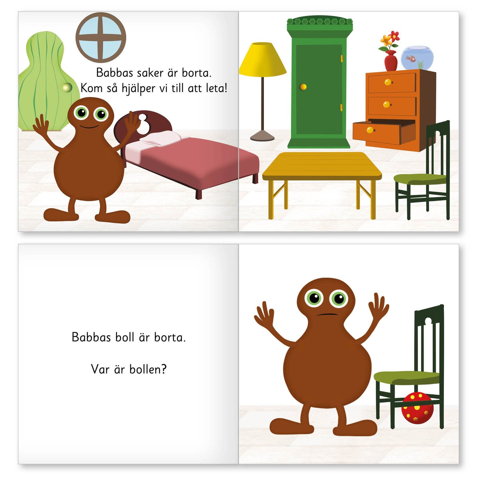 Babblarna Var är Babbas saker?