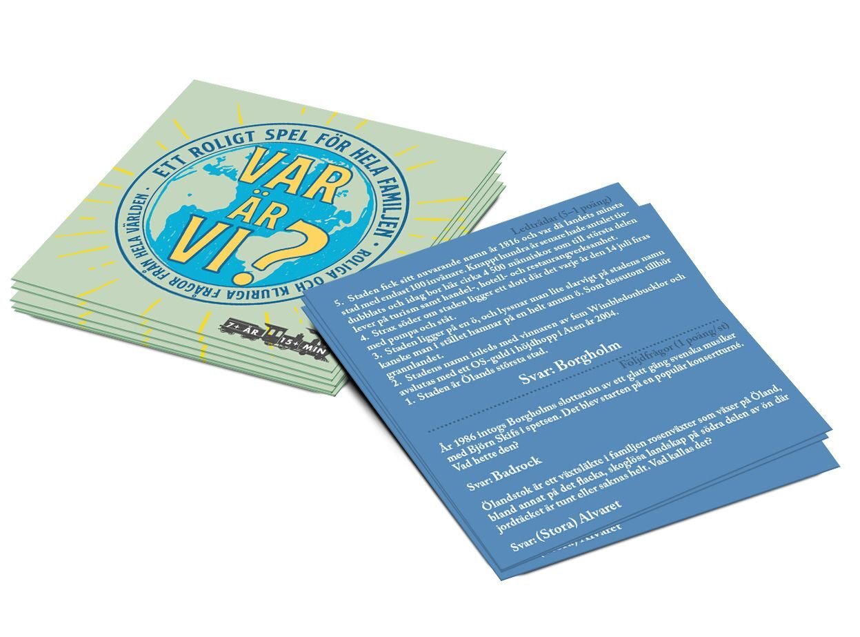 Nicotext Middagsspel Var är vi?