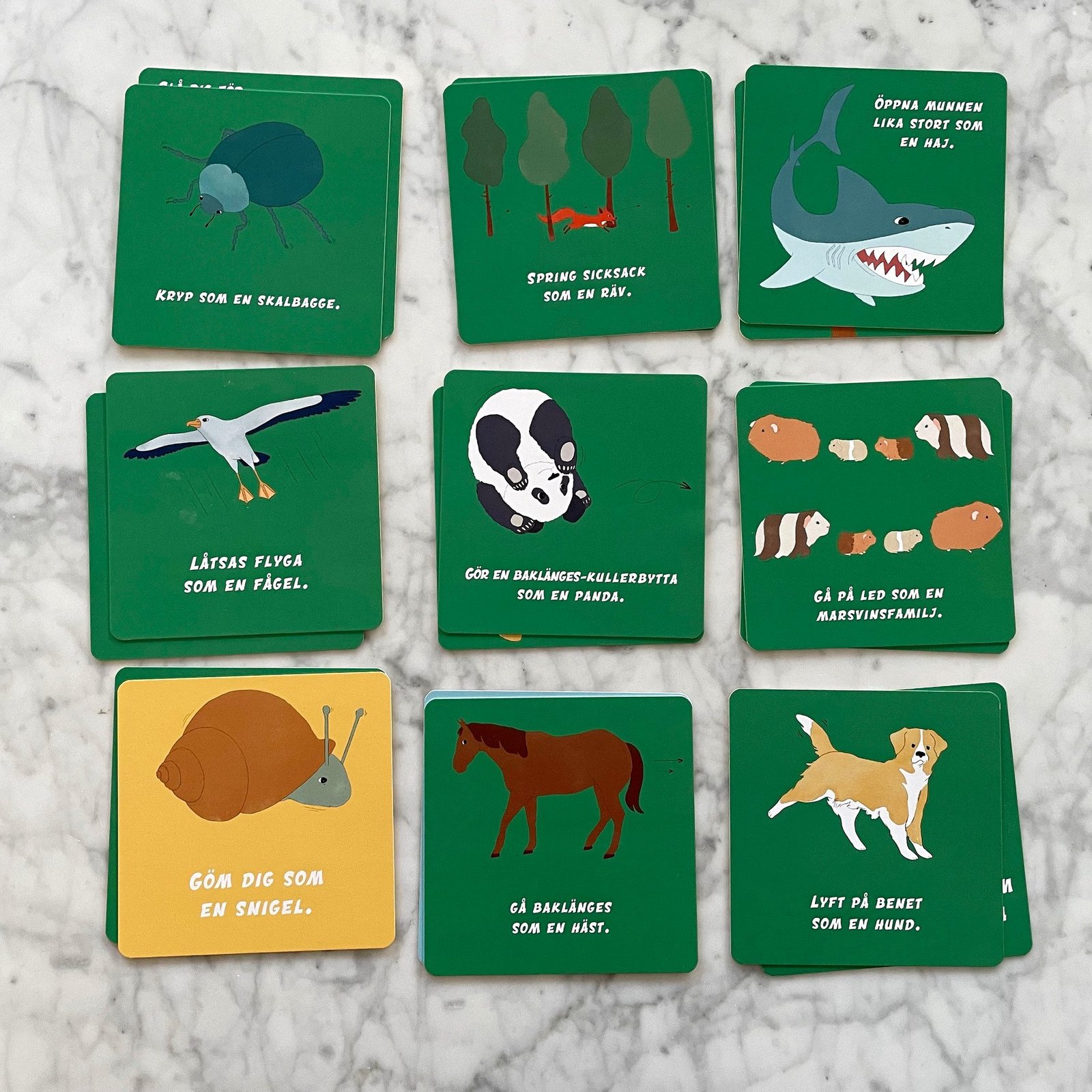 Aktivitetskort Rörelse