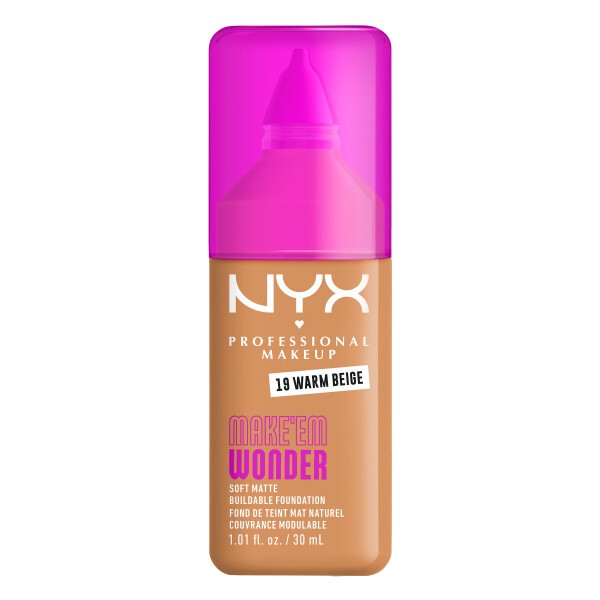 NYX Professional Makeup Make Em Wonder Foundation 19 Warm Beige 30 ml