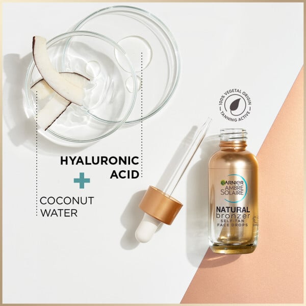Garnier Ambre Solaire Natural Bronzer Self-Tan Face Drops 30 ml