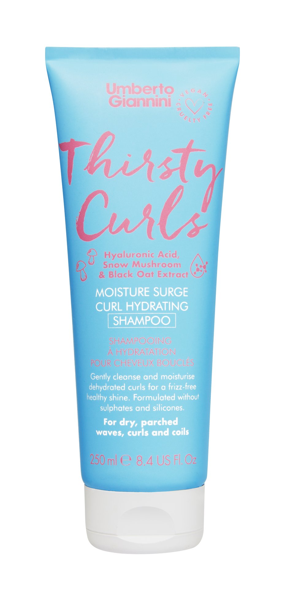 Umberto Giannini Thirsty Curls Shampoo 250 ml