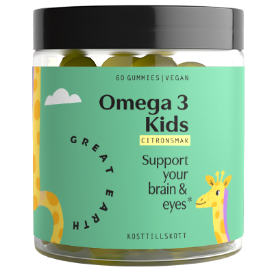 Great Earth Omega 3 Kids 60 tuggtabletter