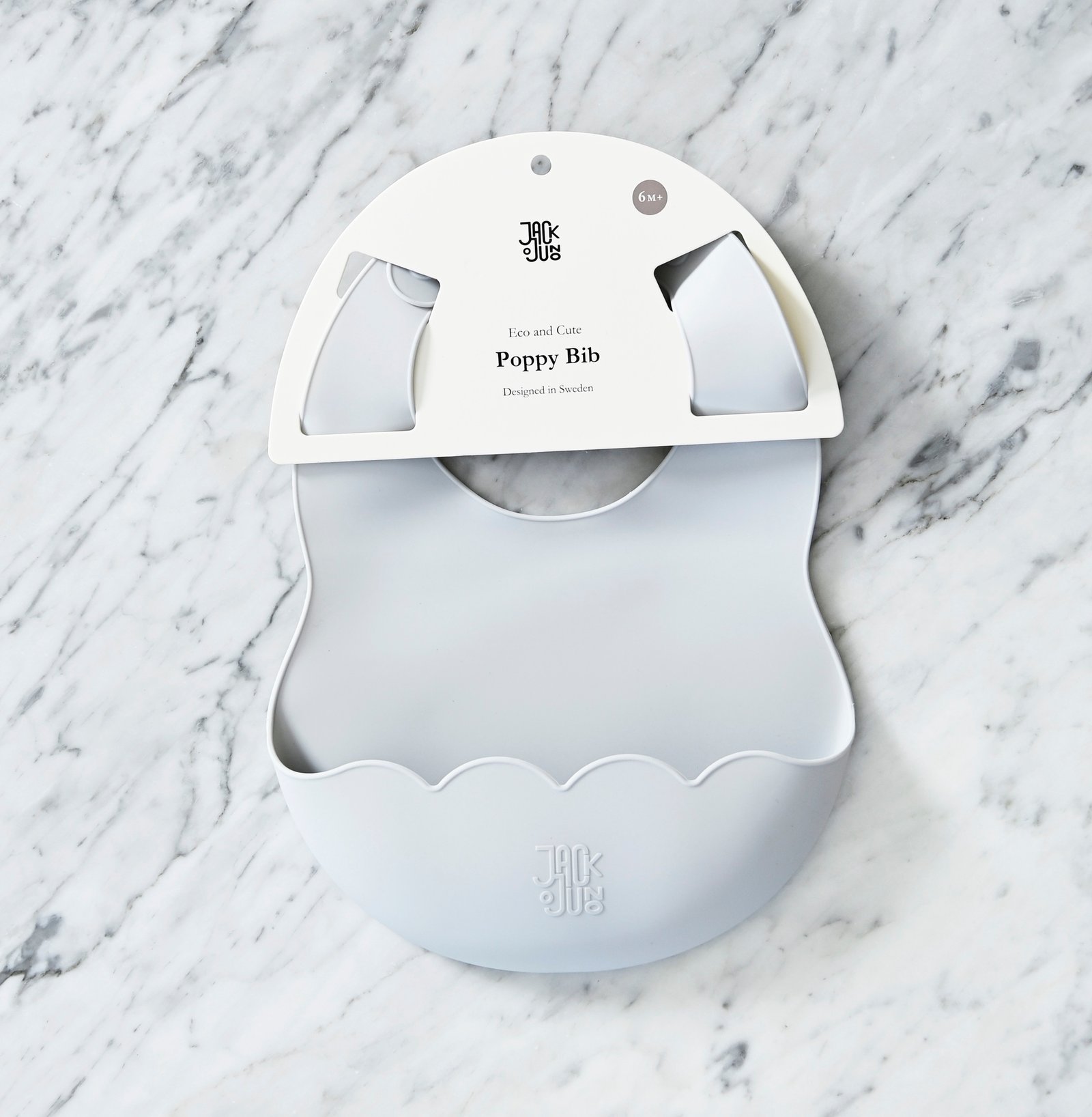 Jack o Juno Poppy Haklapp Glacier Grey