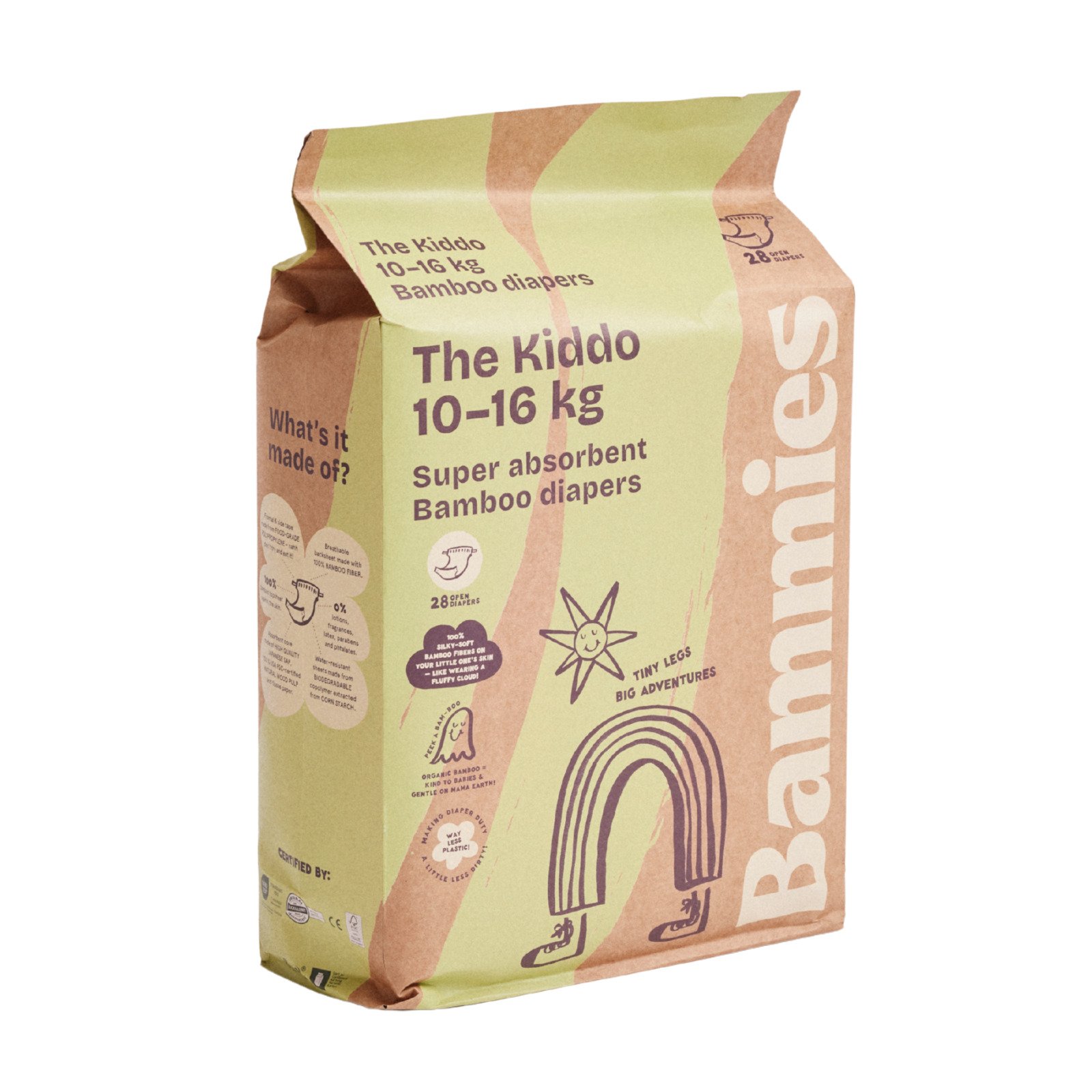 Bammies Bambublöjor The Kiddo 10 - 16 kg 28 st