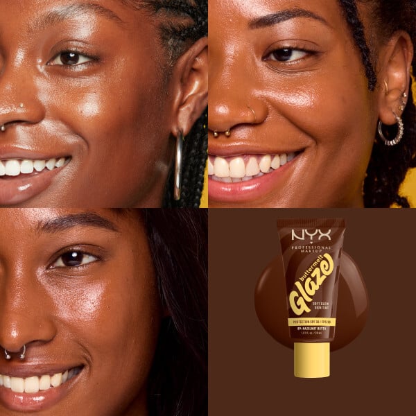 NYX Buttermelt Glaze Soft Glow Skin Tint SPF30 09 Hazelnut Butta 30 ml
