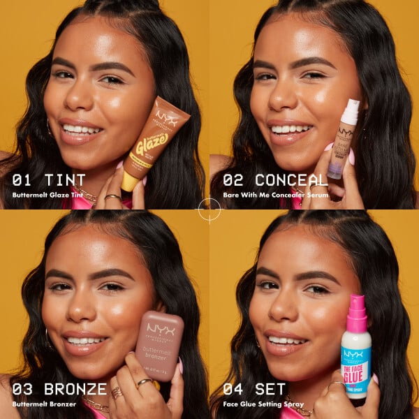 NYX Professional Makeup Buttermelt Glaze Soft Glow Skin Tint SPF30 Foundation 01 Whipped Butta 30 ml